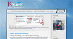 Desktop Screenshot of klimaatec.nl